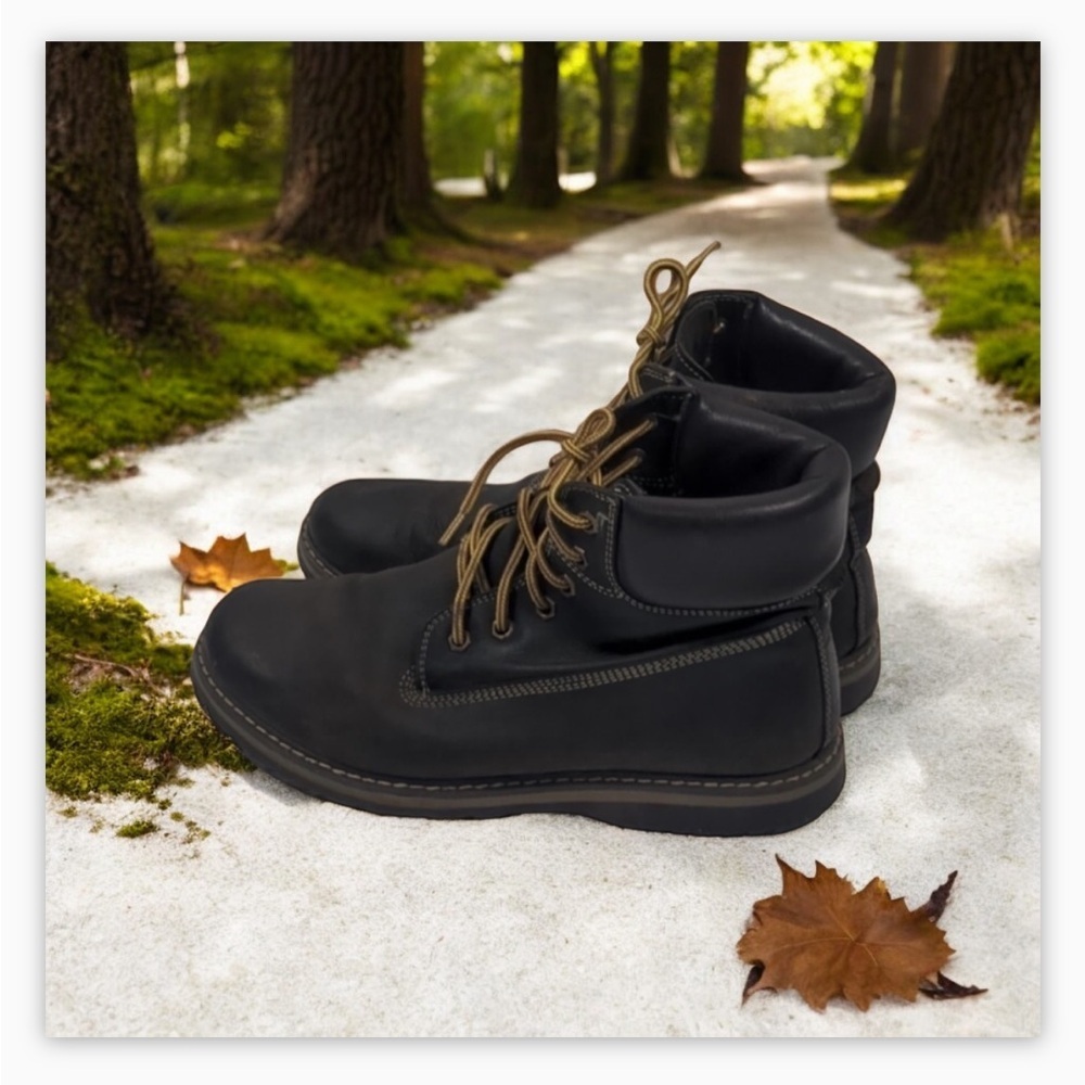 Roots Genuine Leather Roots TUFF Boot-Rustic Brown -VGUC-Sz 8.5 ☀️🌼🤎​​ - Picture 3 of 9